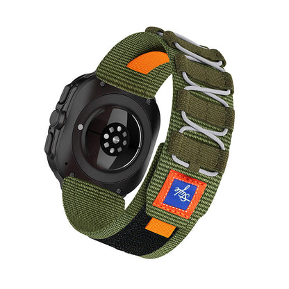 Outdoor Sports Nylon Woven Band For Samsung Watch 7 Ultra