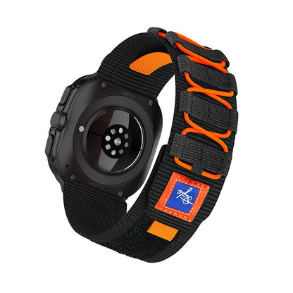 Outdoor Sports Nylon Woven Band For Samsung Watch 7 Ultra