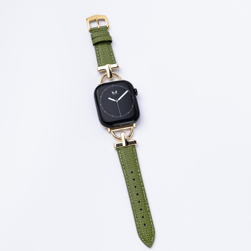 Modern Classic Embossed Leather Strap