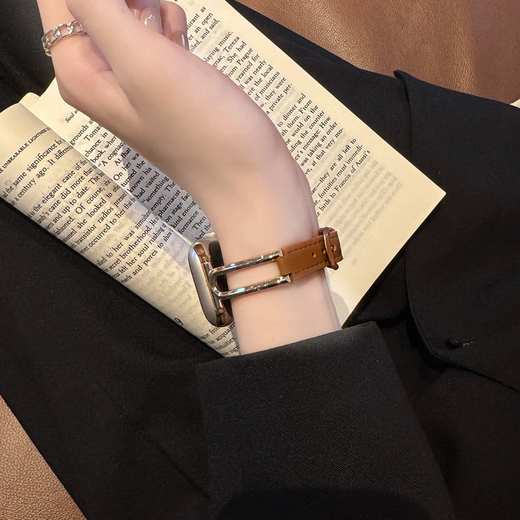 The Margaux Leather Apple Watch Strap