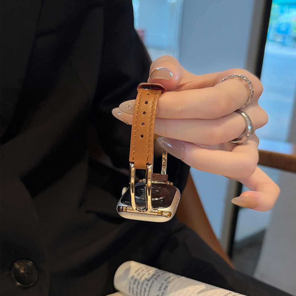 The Margaux Leather Apple Watch Strap