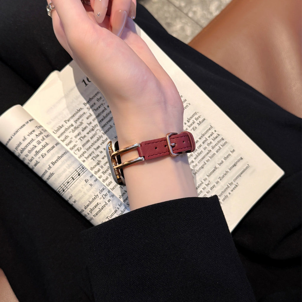 The Margaux Leather Apple Watch Strap