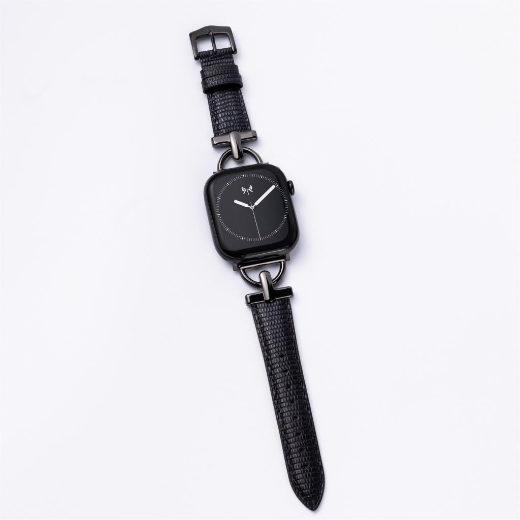 Modern Classic Embossed Leather Strap