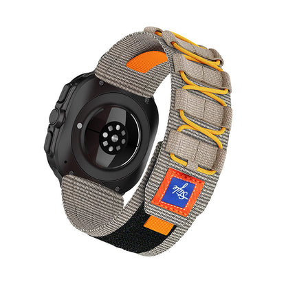 Outdoor Sports Nylon Woven Band For Samsung Watch 7 Ultra