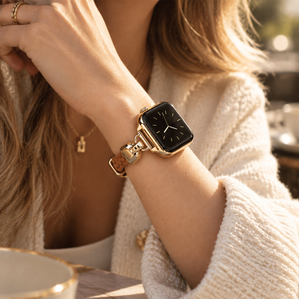 The Petite Braided Leather Bracelet