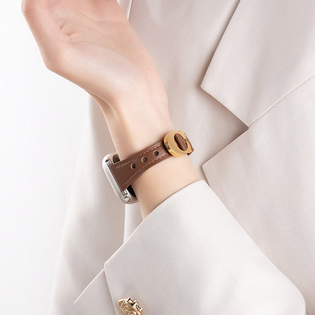 The Charmed Slim Leather Strap