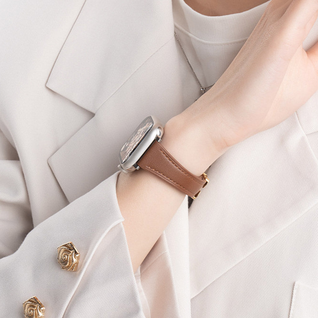 The Charmed Slim Leather Strap