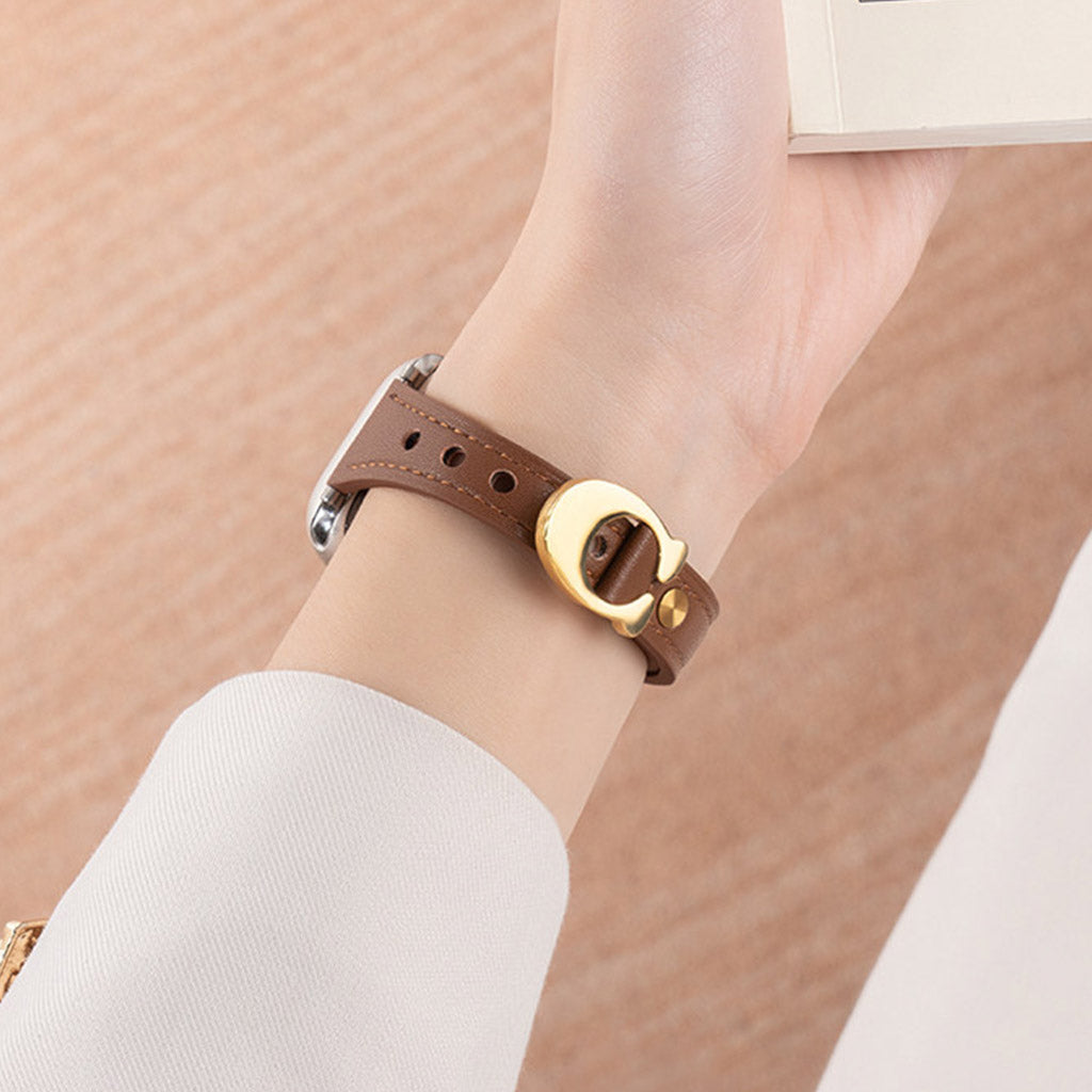 The Charmed Slim Leather Strap