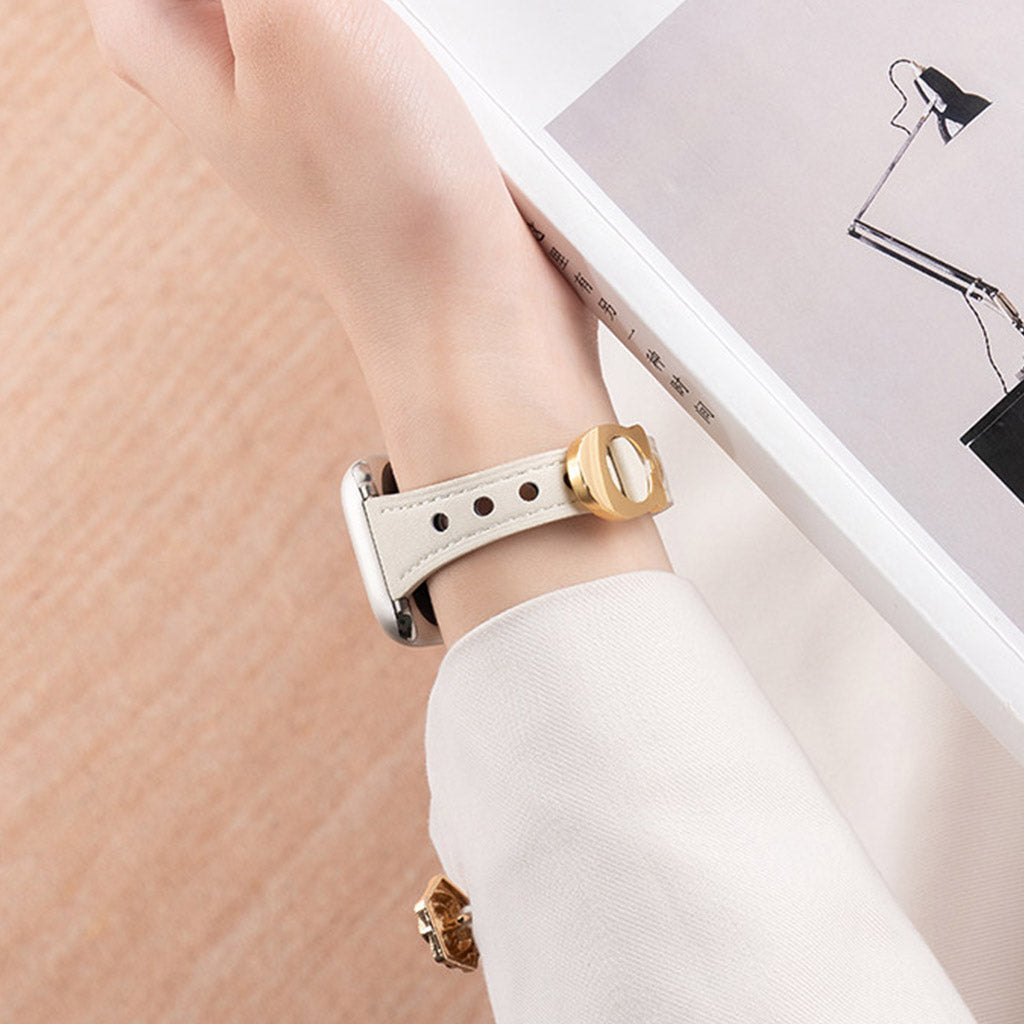 The Charmed Slim Leather Strap