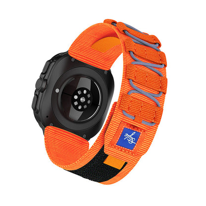 Outdoor Sports Nylon Woven Band For Samsung Watch 7 Ultra