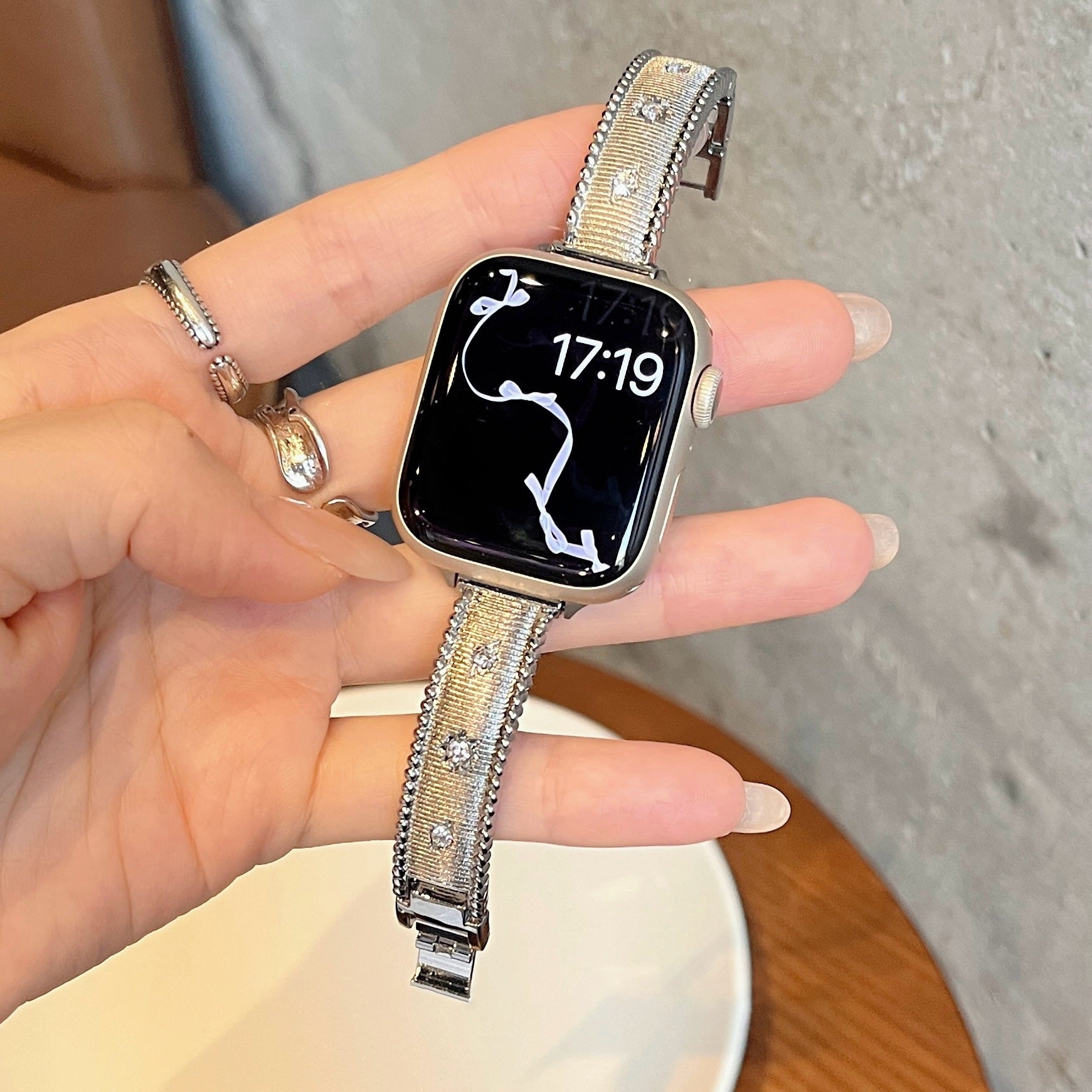 Metal Diamond Bracelet For Apple Watch