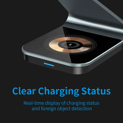 Fast Charging 3 In 1 Magnetic Wireless Charger