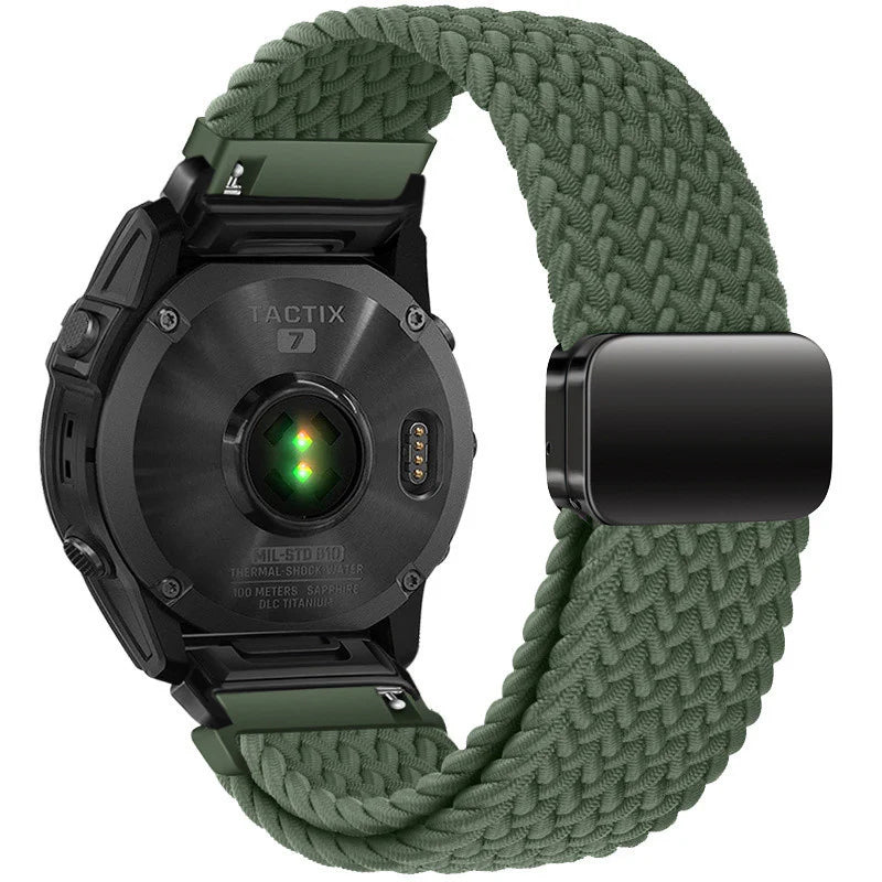 Garmin Quick Fit Magnetic Buckle Nylon Braided Band