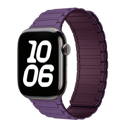 Silicone Magnetic Loop Watch Band For Apple Watch