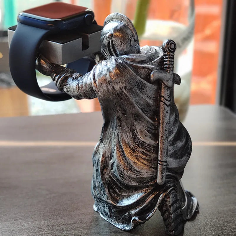 Guardian of Timepiece Medieval Watch Holder