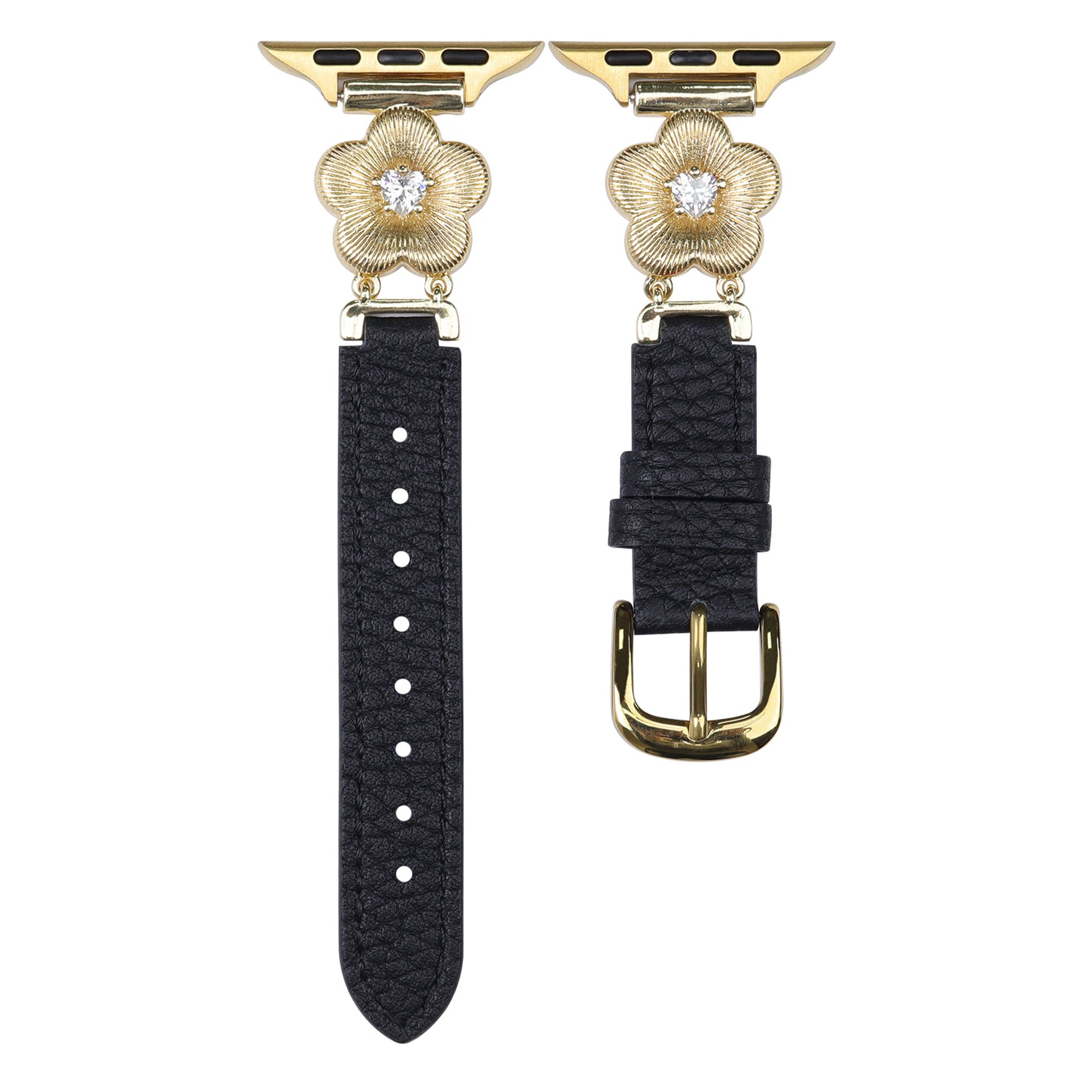 Sparkling Petal Leather Bracelet For Apple Watch