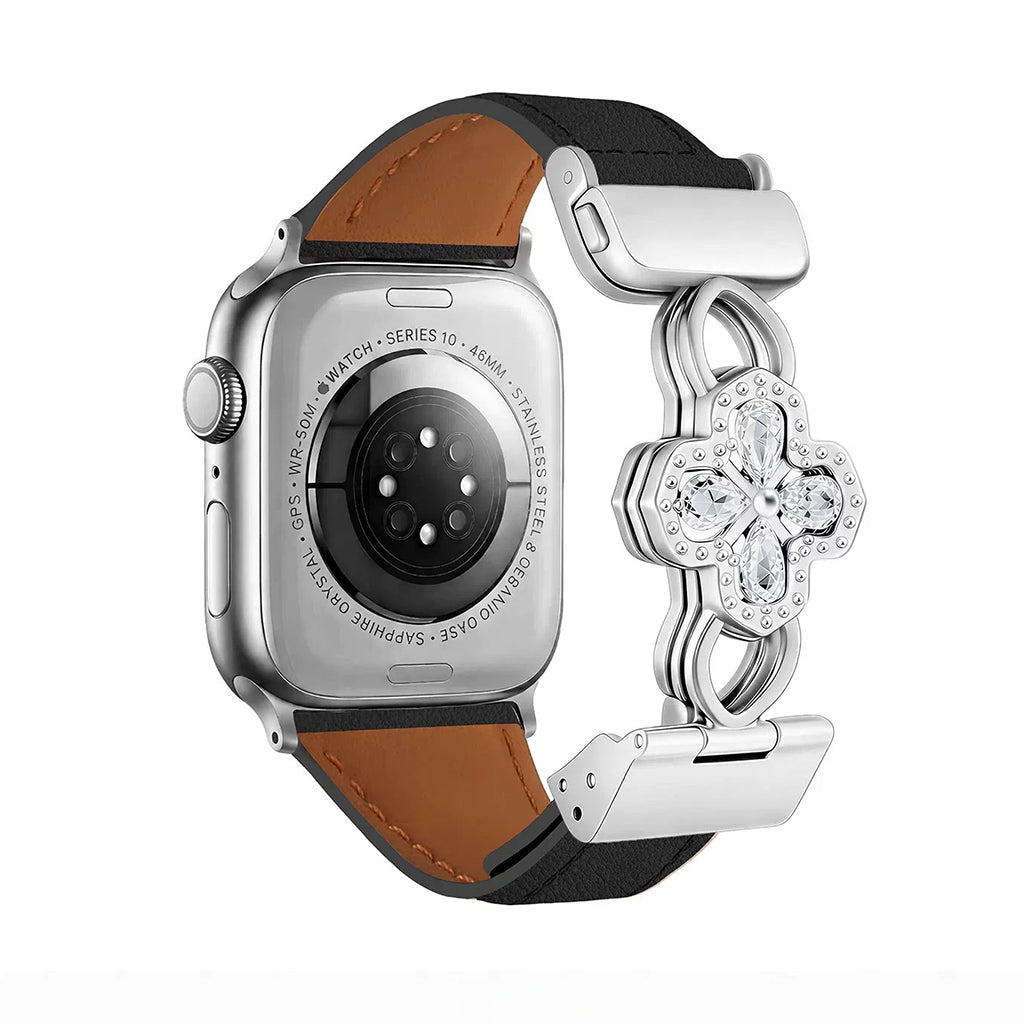 The Radiant Bloom Jewelry Leather Strap
