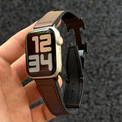 Designer Leather Strap For Apple watch