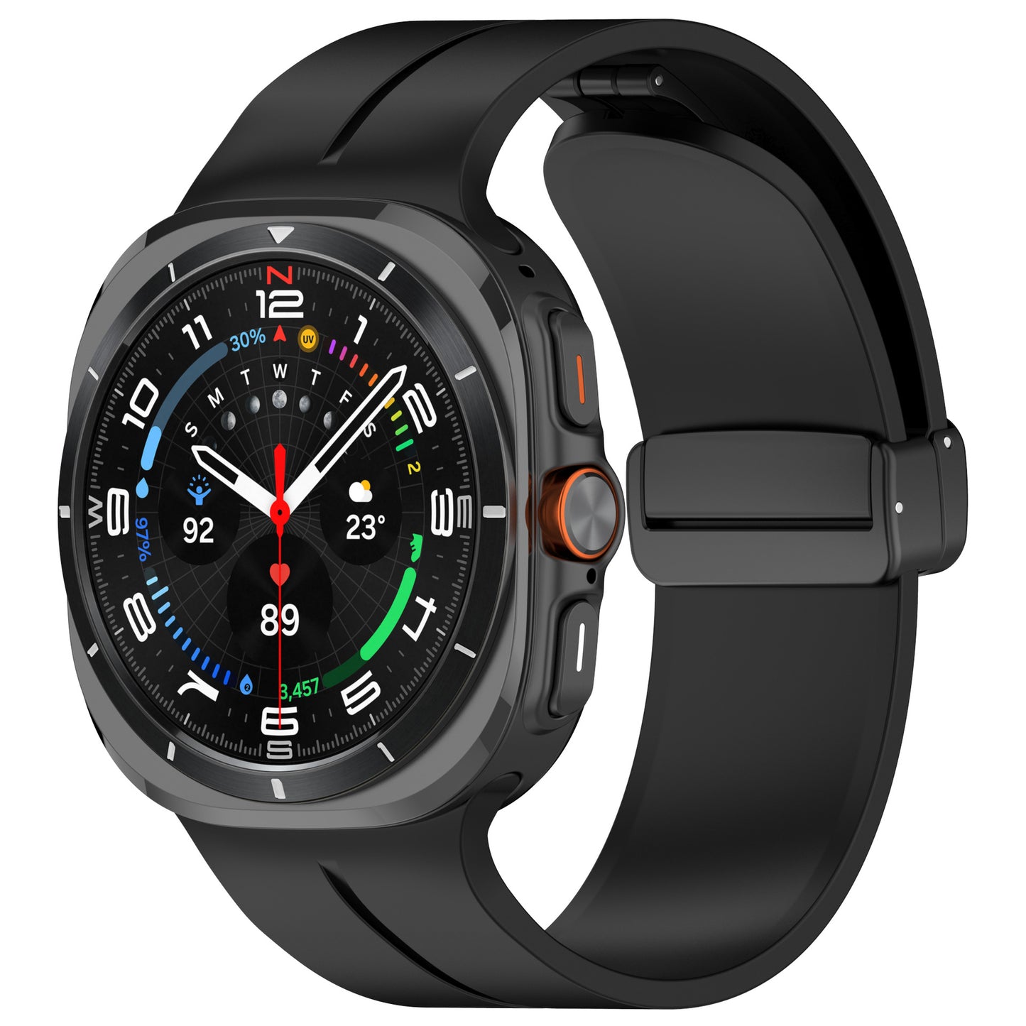 Magnetic Silicone Band For Samsung Galaxy Watch Ultra