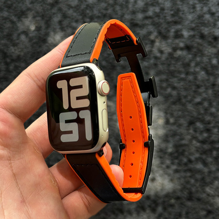 Designer Leather Strap For Apple watch