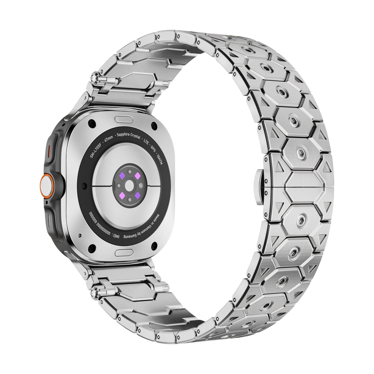 Geometric Stainless Steel Band For Samsung Ultra