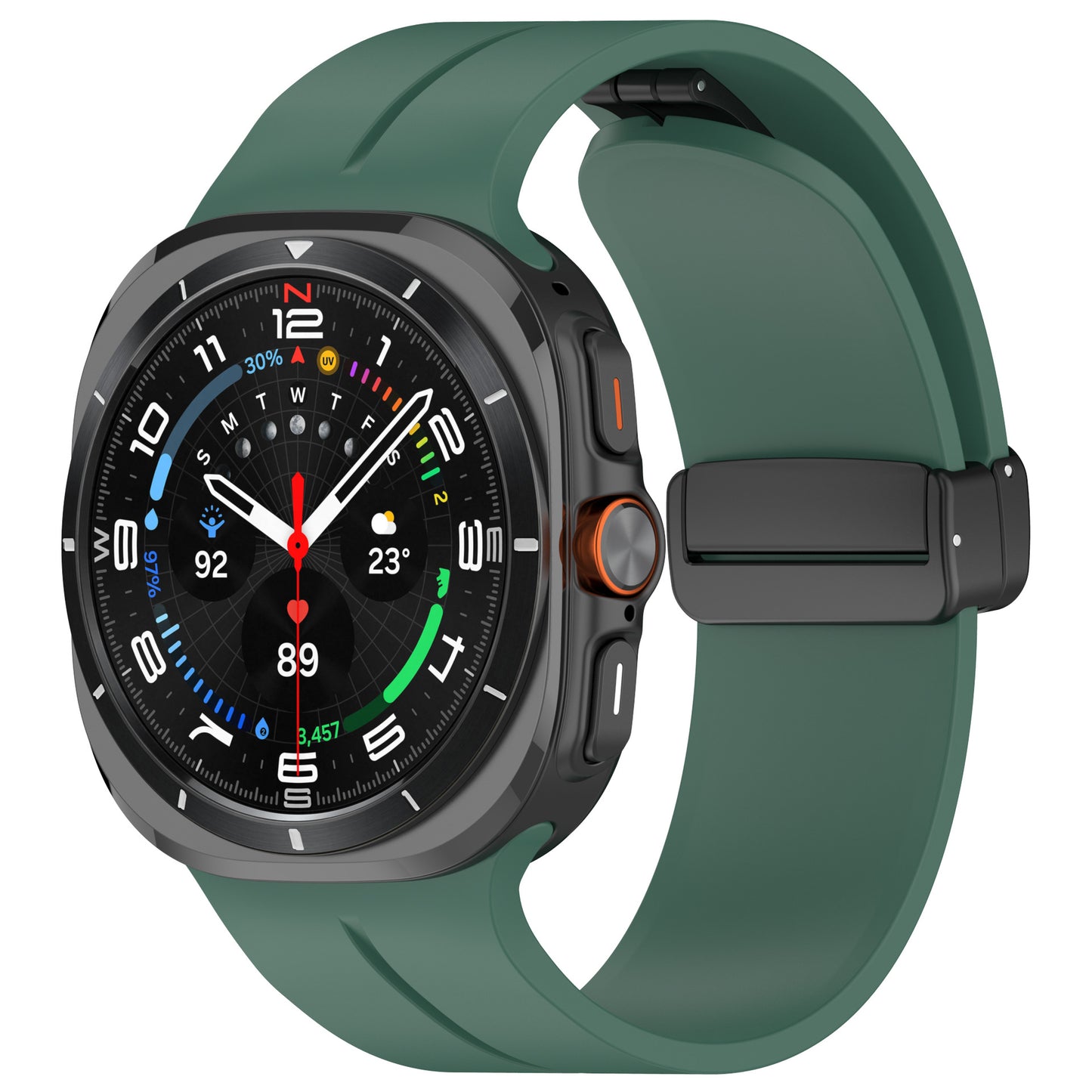 Magnetic Silicone Band For Samsung Galaxy Watch Ultra