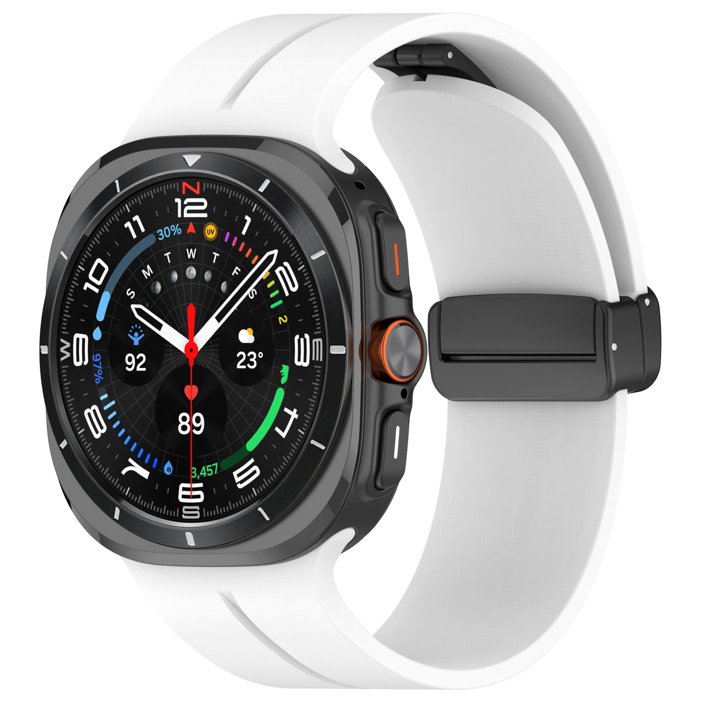 Magnetic Silicone Band For Samsung Galaxy Watch Ultra