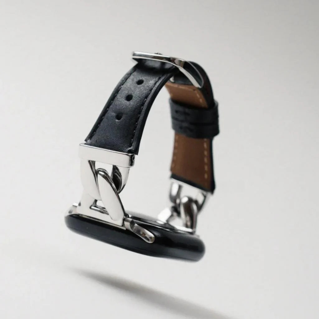 The Grace Chain Leather Strap For Apple Watch