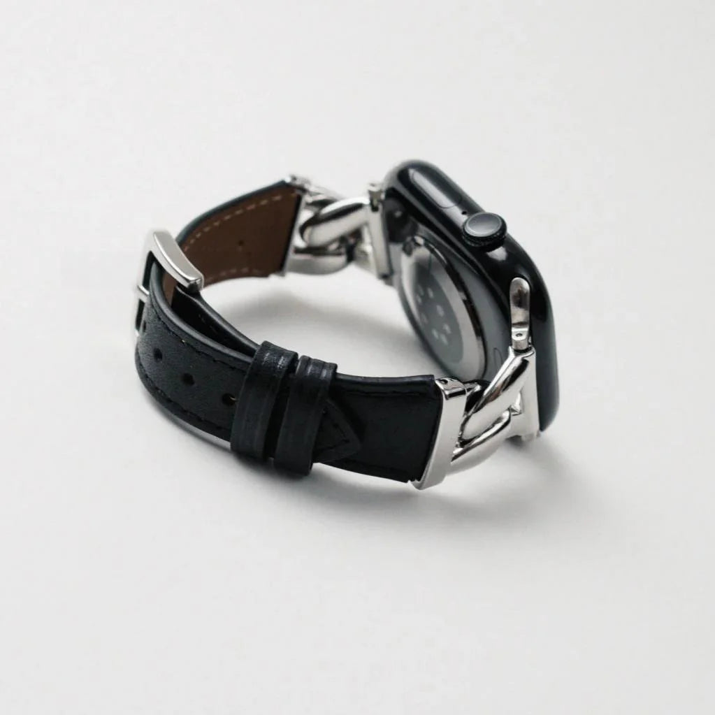 The Grace Chain Leather Strap For Apple Watch