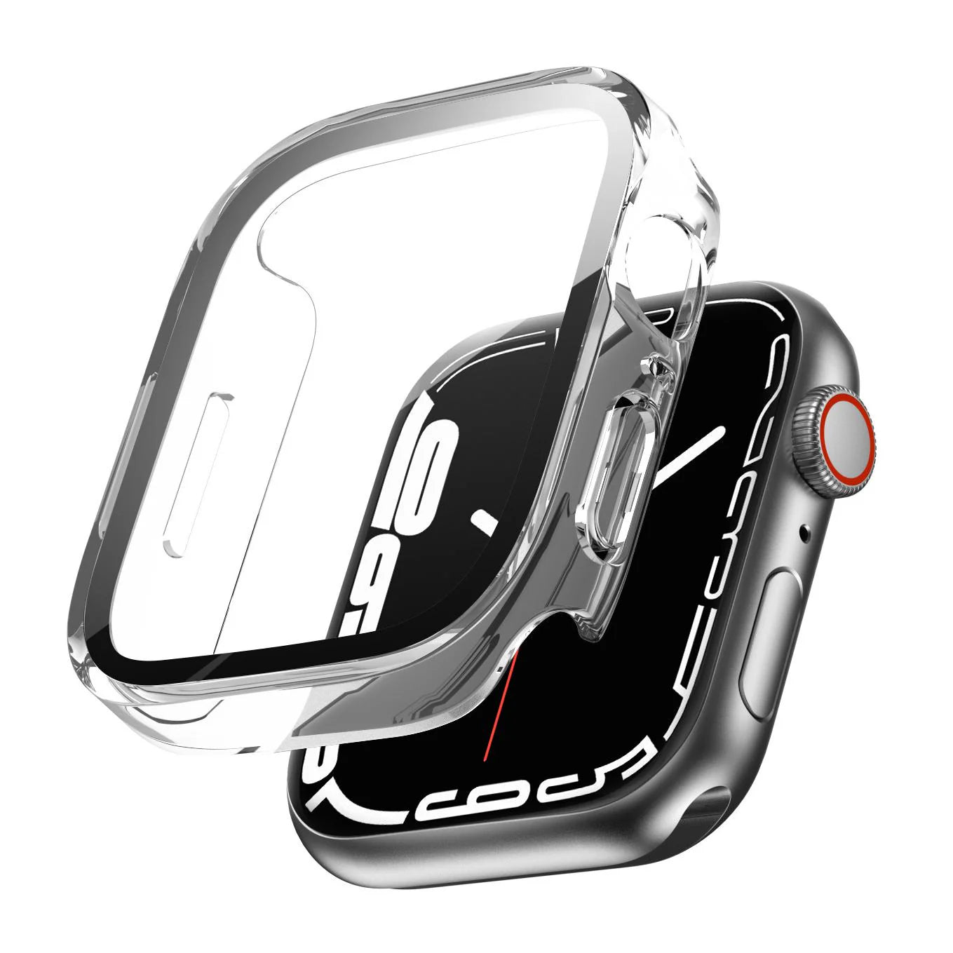 Waterproof Watch Case With Tempered Glass Film