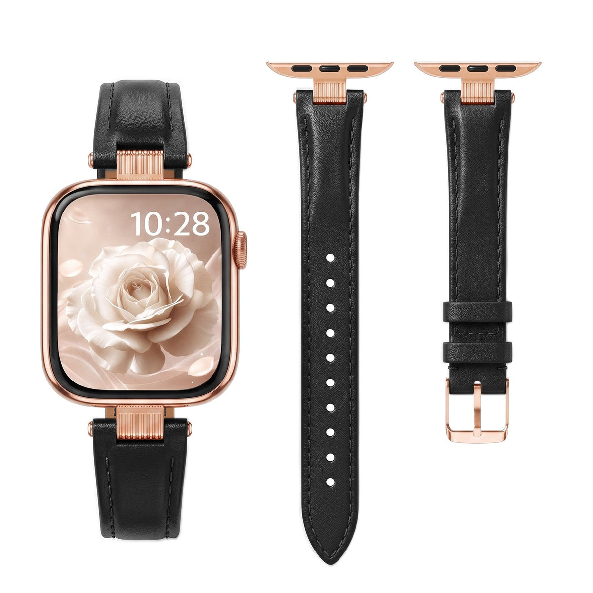 The Tapered Leather Strap For Apple Watch