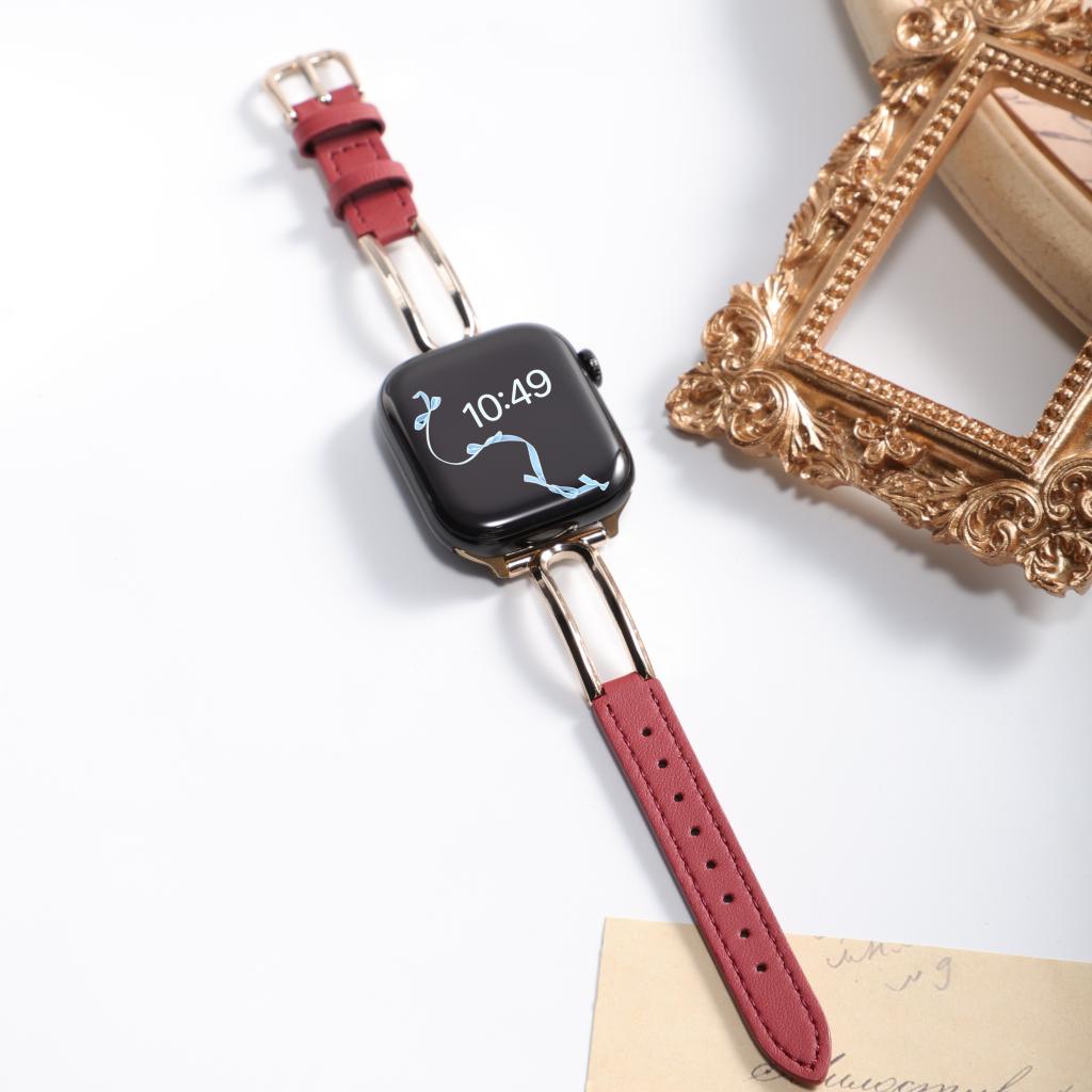 The Margaux Leather Apple Watch Strap