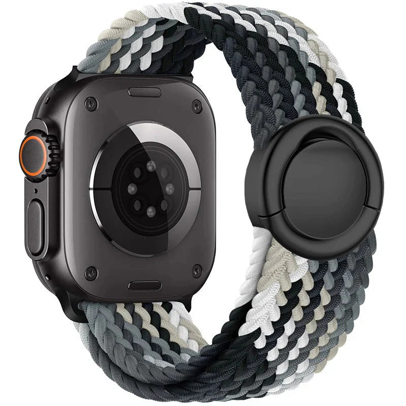 Round Magnetic Buckle Nylon Band For Apple Watch