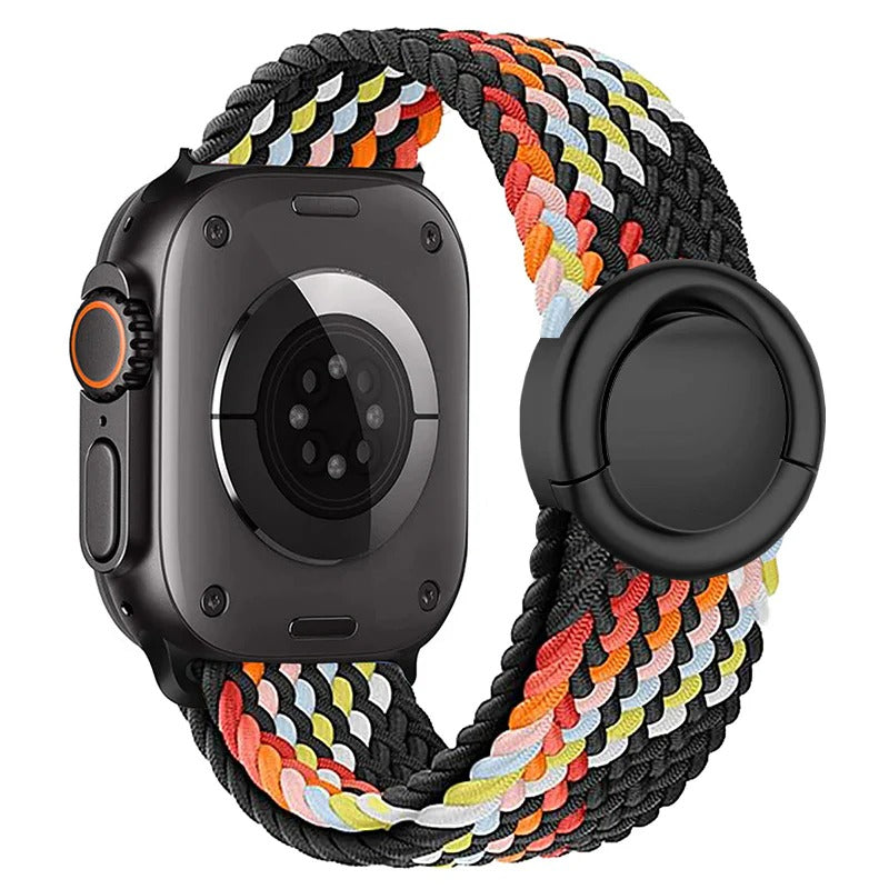 Round Magnetic Buckle Nylon Band For Apple Watch