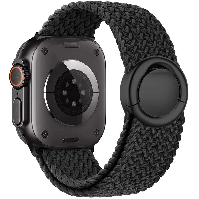 Round Magnetic Buckle Nylon Band For Apple Watch