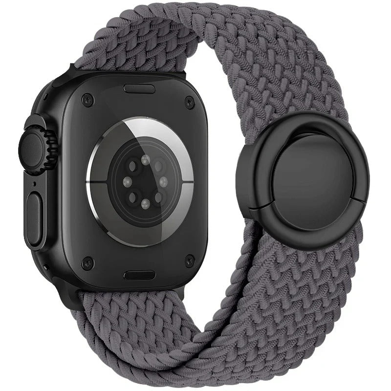 Round Magnetic Buckle Nylon Band For Apple Watch