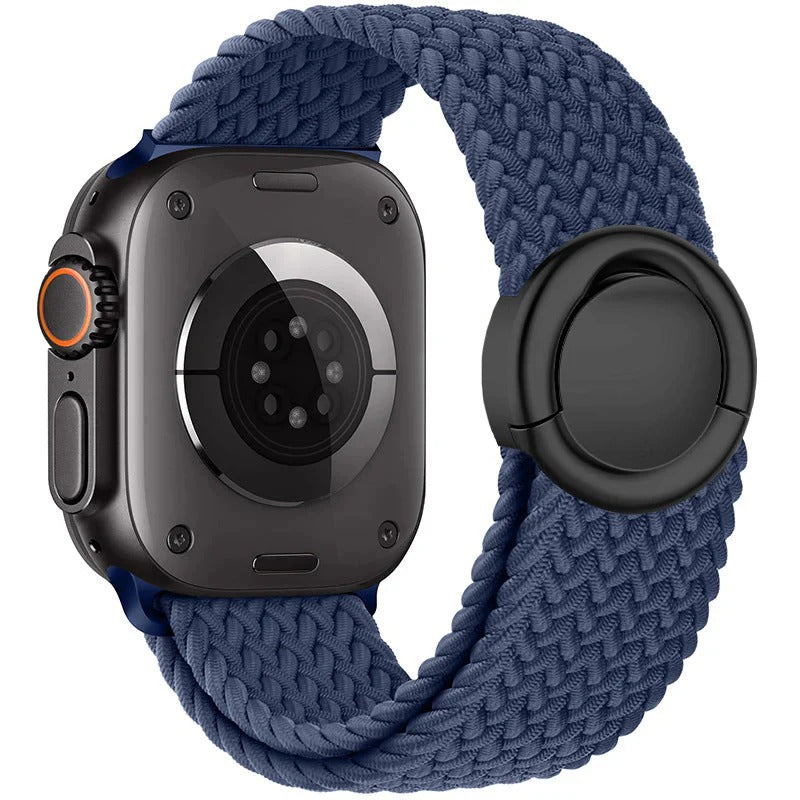 Round Magnetic Buckle Nylon Band For Apple Watch