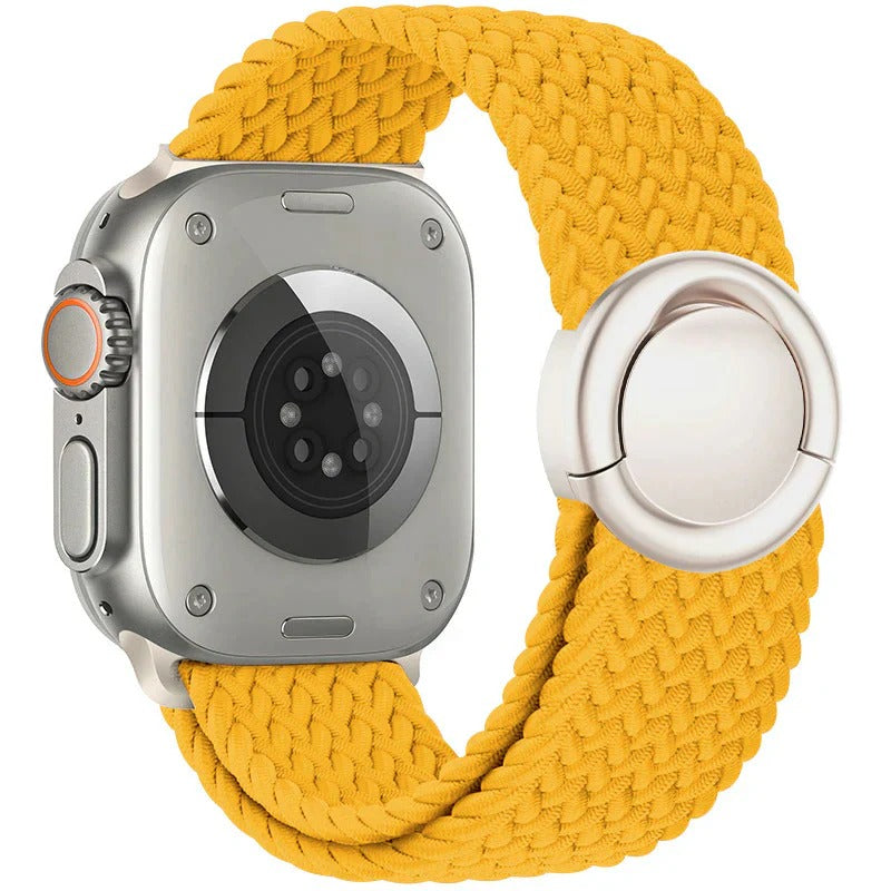 Round Magnetic Buckle Nylon Band For Apple Watch
