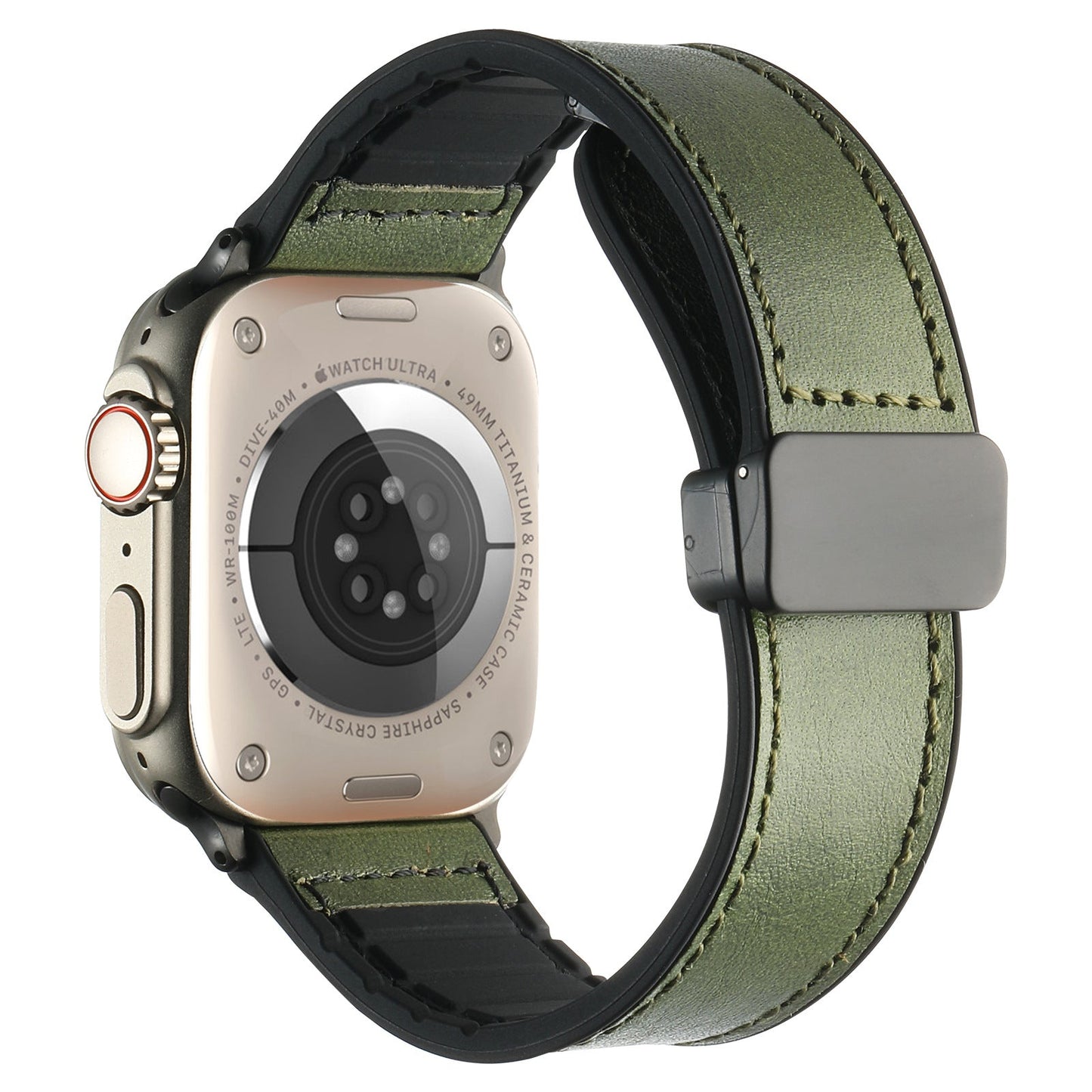 Silicone Magnetic Leather Strap