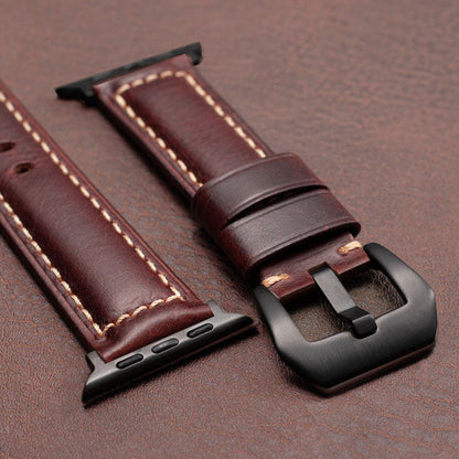 Leather Apple Watch Band-Nappa