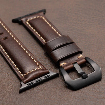 Leather Apple Watch Band-Nappa