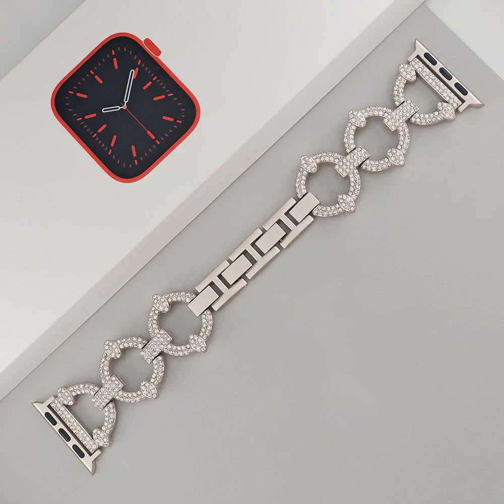 Bling Diamond Link Bracelet For Apple Watch